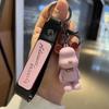 Nuevo Llavero de Oso Rayo para Pareja Bolsa Astronauta Coche Cadena de Llaves de Silicona Colgante de Spaceman Regalo