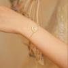 Imitação Hetian Jade Coelho Fu Marca Pulseira Mulheres ins Nicho Design Alto Valor Estudante Handstring Namorada Presente Antigo