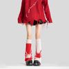 Calcetines de punto de doble cara calcetines hasta la pantorrilla para mujer montón de chicas calientes cachondo y2g cultura asiática Medias adelgazantes Millennium