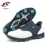 Foli Fabricante Venda Direta Transfronteiriça Sapatos de Golfe Masculinos Respiráveis Impermeáveis Sapatos Esportivos Externos com Travas