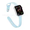 Correa de Silicona con Hebilla Inversa de Cintura Delgada Apple Adecuada para Apple iWatch Reloj Correa de Silicona 38/40/41mm