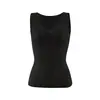 [Original] Colete modelador e aquecedor, com efeito push-up e controle de barriga, top modelador e emagrecedor, costas sem costura, camada base justa