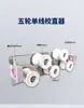 Pelacables de Computadora Totalmente Automático Enderezador de Cinco Ruedas Alimentador de Cable Accesorios para Máquina Cortadora de Cable de Computadora Rodillo Guía Enderezador