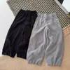 Cintura Elástica Cintura Alta Color Sólido Simple Versátil Pantalones Cortos Mujer Otoño 2026 Bolsillos Pantalones Casuales Estilo Coreano