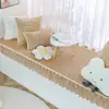 Esterilla para Mirador, Esterilla para Repisa de Ventana, Esterilla Decorativa Universal Estilo Europeo para Balcón, Esterilla Antideslizante para Dormitorio, Cojín Hecho a Máquina a Medida