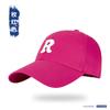 Boné de Baseball de Algodão Puro com Aba Rígida Letra R para Mulheres, Chapéu de Sol Versátil da Moda Outono e Inverno, Boné de Baseball Masculino Personalizado para Venda por Atacado