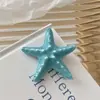 Pinza para el pelo de estrella de mar de simulación de personalidad, pinza de pico de pato para flequillo roto de chica, pinza de estilo festivo, pinza para flequillo lateral, extensiones de pelo, accesorios para el pelo