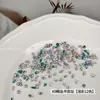 Arte de Uñas K9 Huazi Corte Brillante Premium Biselado Pequeño Fondo Plano Forma Irregular Pedrería Paquete Mixto Decoraciones Súper Brillantes Pedrería de Colores Venta al por Mayor