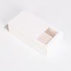 Caixa de Embalagem Dobrável de Papelão Branco, Caixa de Embalagem Estilo Gaveta com Logo Personalizado, Caixa Gaveta de Papel Kraft, Caixa de Presente com Estampagem Dourada