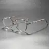 Armazones Ligeros Ópticos para Gafas para Viajes al Trabajo, Diseño Único Poligonal con Filtro de Luz Azul Gafas Sin Graduación Wm86188