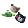 Broche de muñeca de peluche de dibujos animados, accesorios, lindo gatito de nube blanca, muñeca Kumamoto, accesorios de decoración para bolsa