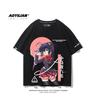 Camiseta feminina estampada estilo europeu casual manga curta