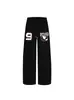 Calça Moletom Casual com Estampa de Letras Retro Americana para Homens e Mulheres, Novo Estilo Primavera 2026, Calça Esportiva Casual Solta Estilo Preguiçoso