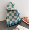 Bolso Tote Nuevo de Moda con Lindo Diseño de Animal, Bolso de Mano Versátil para Mujer, Estilo Coreano y Japonés, Bolso de Punto para Exteriores para Damas