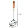 Espátula de acero inoxidable con mango de madera, cuchara para sopa, pala para freír, colador, aislamiento térmico, utensilios de cocina, juego de cocina