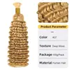 Cabelo Cru Onda Profunda Cabelo Real Cabelo para Aplique Pacote de Cabelo Real Peruca Real Cabelo Humano para Tranças