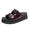 Nuevas Sandalias Birkenstock de Suela Gruesa para Mujer 2026, Moda de Verano para Exteriores, Zapatillas a Medio Camino Birkenstock Versátiles y de Estilo Relajado