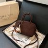 Bolso Exterior Individual Vintage Esmerilado de Gran Capacidad para Mujer 2024 Nuevo Otoño e Invierno Bolso Cruzado Versátil para Viajes Portátil Tipo Almohada