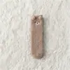 Meias de Pelúcia para Mulheres, Forradas com Fleece, Espessas, Quentes Meias para Maternidade, Meias de Dormir de Fleece Coral, Meias de Chão Fofas de Urso para Casa para Mulheres