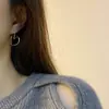 Exquisitos Pendientes en Forma de Corazón para Mujer, Diseño Simple y de Nicho, Joyería para Orejas Exagerada de Alta Gama en Forma de Corazón, Estilo Nuevo, Comercio Exterior Transfronterizo al por Mayor