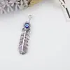 Accesorios de joyería de aleación hojas Colgante Ojo del Diablo material DIY hecho a mano hojas de aleación vintage