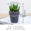 Planta suculenta de simulação em vaso personalidade simples decoração de casa em vaso decoração de interior imitação de bonsai realmente uma geração de cabelo