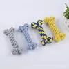 Novo brinquedo de animal trançado feito à mão com corda de algodão para animal de estimação cachorro brinquedo de cachorro brinquedo de filhote suprimentos atacado