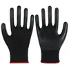 Guantes de nitrilo para sitio de trabajo-guantes protectores resistentes al desgaste trabajo antideslizante pegamento de suspensión trabajo de inmersión guantes protectores transpirables alta elasticidad