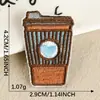 Comida original de dibujos animados, postre, café, bordado a máquina importado, accesorios de ropa DIY, bolsas de lona, equipaje, parches bordados
