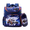 Mochilas de Alunos do Ensino Fundamental Transfronteiriços, Mochilas Pequenas de Casca Dura 3D para Primeira e Segunda Séries, Mochilas Infantis para Meninos e Meninas