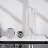 Taza de té con separador de vidrio transparente, taza de vidrio de borosilicato grueso de doble capa, adecuada para uso en oficina y hogar, taza para preparar té resistente a altas temperaturas