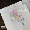 Huasi Die - Polvo de Perla Lunar Color Plata Aurora para Uñas Colección de Polvos Mágicos de Espejo