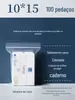 Saco Ziplock Espessado Saco Transparente com Zíper Saco Autoadesivo Armazenamento Saco Selado Alimentos Autoselante Aba Plana Saco Selado
