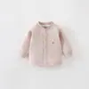 Top Acolchado de Algodón de Aire para Bebé Otoño Invierno Cálido de Manga Larga Cardigan de Algodón Puro para Bebé Ropa Exterior Chaqueta de Primavera Otoño