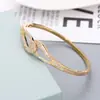 Pulsera de Zirconia AliExpress Amazon Más Vendido Moda Europea y Americana Conjunto de Anillo de Pulsera Clásico Pulsera de Fábrica de Zirconia