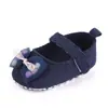 Zapatos de Princesa Lindos con Lazo para Niñas de 6-12 Meses Zapatos para Bebé y Niño Pequeño Suela Suave Zapatos de Pasos para Bebé 2517