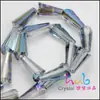 Oferta especial, venta al por mayor, cuentas de cristal de color galvanizado, cuentas de pagoda, accesorios de joyería para bricolaje, cuentas sueltas, cuentas hechas a mano, en stock