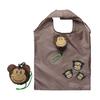 Bolsa de Compras Plegable de Poliéster Ecológico con Dibujo de Mono Creativo, Bolso Tote Portátil para Almacenamiento, Logotipo Publicitario Imprimible