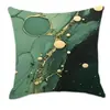 Funda de Almohada Dorada con Textura de Mármol Nueva de Amazon Almohada para el Hogar Dormitorio Sofá Cojín Lumbar