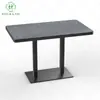 Mesa Rectangular de Pizarra de Cuarzo Especial para Comedor de Villa de Lujo Moderno Muebles de Comedor Minimalistas de Mármol Natural Comerciales