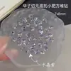 Pedrería sin base, decoraciones de arte de uñas terminadas, pedrería de arte de uñas mixta de colores, accesorios de arte de uñas de diamante K9 súper brillantes