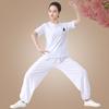 Ropa de Tai Chi Ropa de Práctica de Tai Chi Estilo Chino para Mujer Ropa de Artes Marciales Trajes para Hombre y Mujer Ropa de Performance Ropa de Fitness para Primavera y Verano