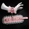 Plug anal com cauda de laço SM, brinquedos eróticos, algemas de renda, grampos de mamilo com laço, produtos para treinamento anal adulto