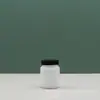 Botella de plástico HDPE de boca ancha de 120 ml, frasco sellado de almacenamiento, frasco para polvo, tapa Yamin, frasco de plástico, caja de almacenamiento de alimentos