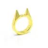 Anel Gato de Autodefesa Popular Transfronteiriço Europeu e Americano Quebra-Vidros Feminino Anti-Lobo Masculino Produtos para Exterior Tendência de Fornecimento Exclusivo Transfronteiriço