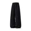 Calça Casual Americana de Cinco Listras em Cor Contrastante com Textura Pesada para Homem, Outono, Reta, Solta, Calça Esportiva, Marca Tendência, Calça de Moletom Bordada