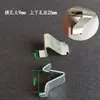 Clips para Estante de Archivador Metálico Abrazaderas Seguras Accesorios de Clip para Estante de Gabinete de Documentos Estantería