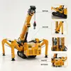 Guindaste aranha de esteira de 3 toneladas, 5 toneladas, 8 toneladas, controle remoto sem fio, mini guindaste autopropelido para espaços internos estreitos e telhados