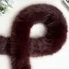 Faixa de Pele Sintética de Raposa Personalizada, Largura 10cm, Acessório de Gola de Pele para Capa Hanfu, Decoração de Acabamento de Pele para Jaqueta de Penas DIY