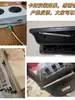 Grabadora de Radio y TV Altavoz para Baile Cuadrado Micrófono Receptor Modificación de Motocicleta DIY Hebilla de Base de Plástico